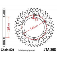 JT Звезда цепного привода JTA808.50